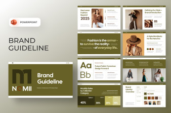 Brand Guideline Presentation PowerPoint Template